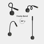 Modern Flexible LED Reading Wall Lamp for Bedroom or Study - 1W/3W, Touch Switch, view 6