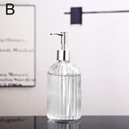 Glass Liquid Soap Dispenser for Bathroom or Kitchen - 400ml Capacity, view 11