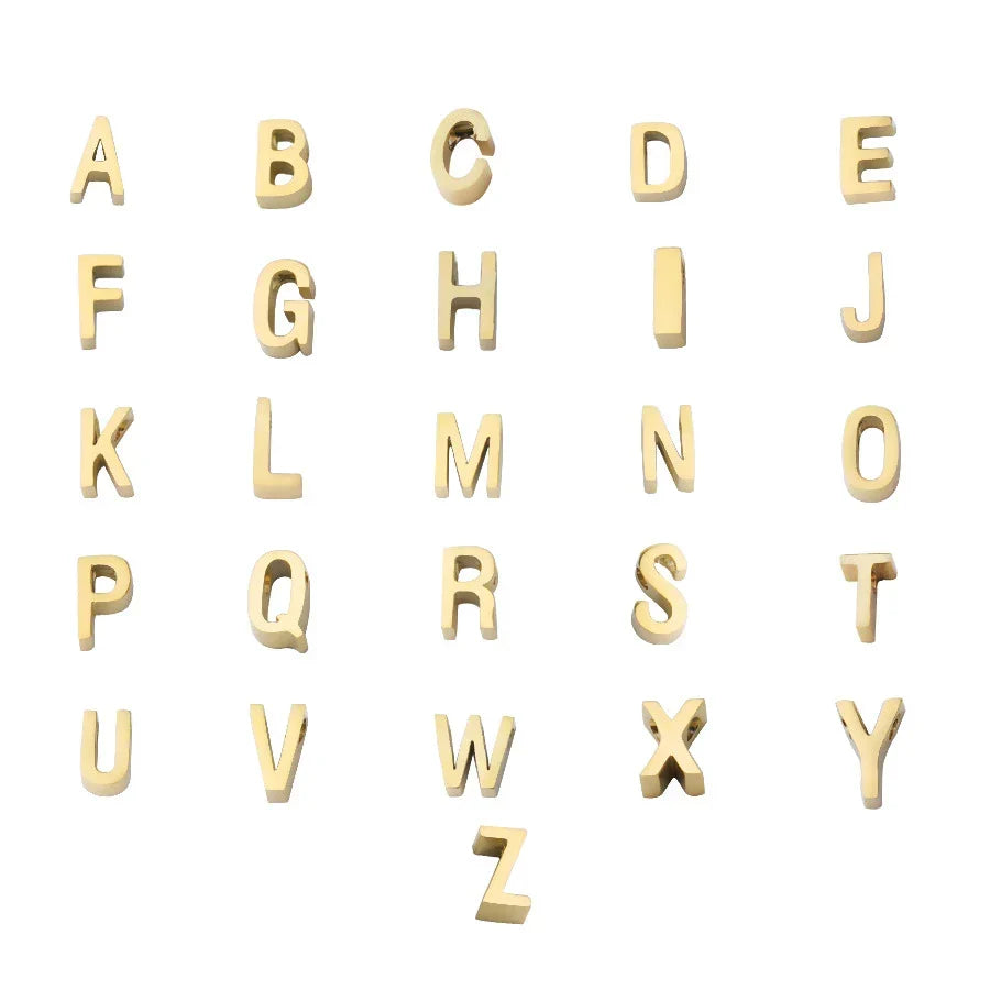Dainty Minimal Letter Initial Necklace - Adjustable 45cm Chain, view 8