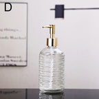 Glass Liquid Soap Dispenser for Bathroom or Kitchen - 400ml Capacity, view 13
