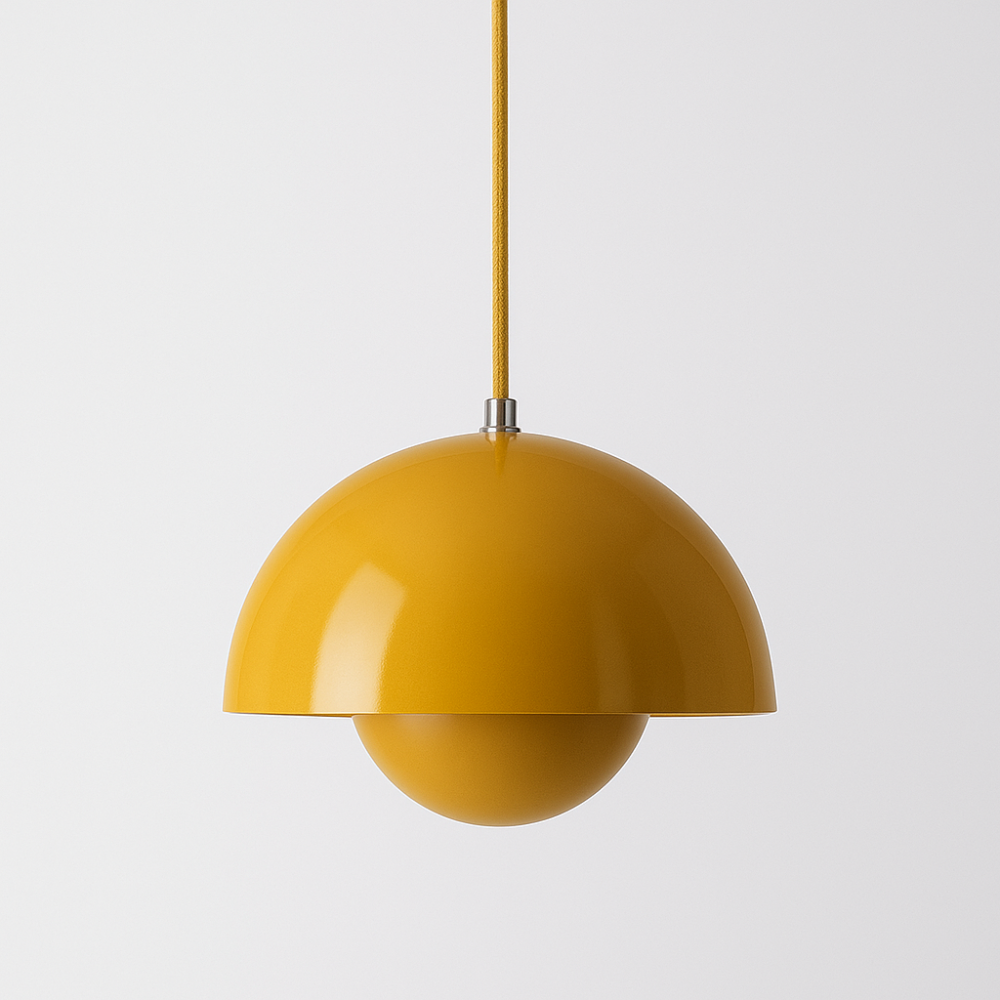 Half-Circle Colourful Chandelier Ceiling Light - LED, Metal Frame, Dimmable