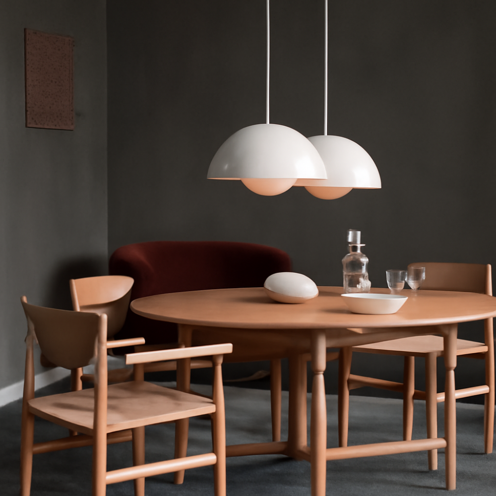 Half-Circle Colourful Chandelier Ceiling Light - LED, Metal Frame, Dimmable, view 18