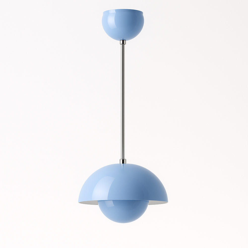 Half-Circle Colourful Chandelier Ceiling Light - LED, Metal Frame, Dimmable, view 26
