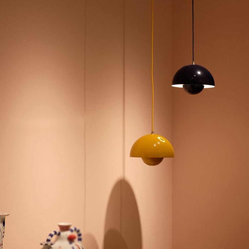 Half-Circle Colourful Chandelier Ceiling Light - LED, Metal Frame, Dimmable, view 20