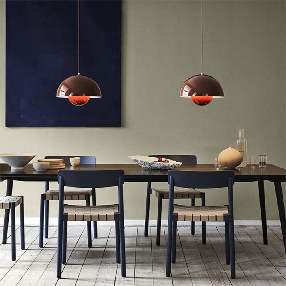 Half-Circle Colourful Chandelier Ceiling Light - LED, Metal Frame, Dimmable, view 8