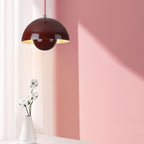 Half-Circle Colourful Chandelier Ceiling Light - LED, Metal Frame, Dimmable, view 7