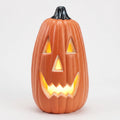 Halloween Pumpkin Jack O Lantern LED Battery Operated Decor 34cm