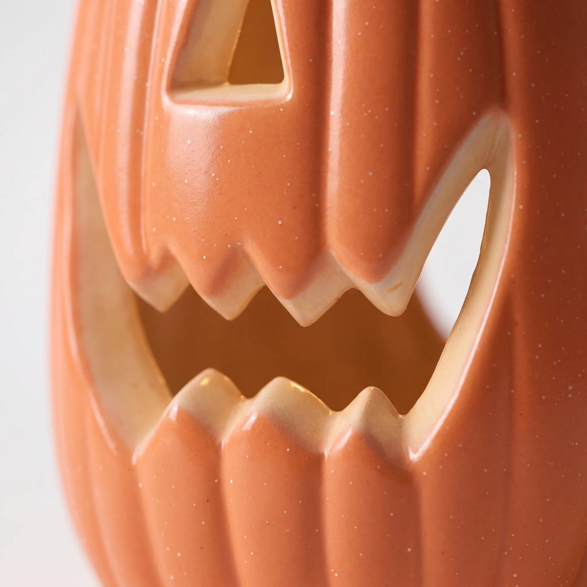 Halloween Pumpkin Jack O Lantern LED Battery Operated Decor 34cm