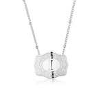 Dainty Belt Buckle Letter Initial Necklace for Women - Cowgirl Western Style, view 12