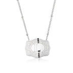 Dainty Belt Buckle Letter Initial Necklace for Women - Cowgirl Western Style, view 15