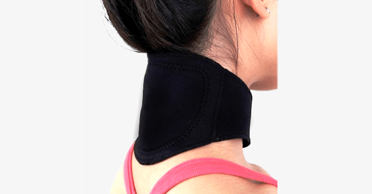 Magnetic Tourmaline Self-Heating Neck Pad - Adjustable Fit, 50 cm, view 4