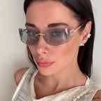 Women's Futuristic Designer Sunglasses - Unusual Frame, UV Protection, view 2