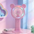 Women's Portable Mini Fan - Playful Bear Design, USB Rechargeable, view 8
