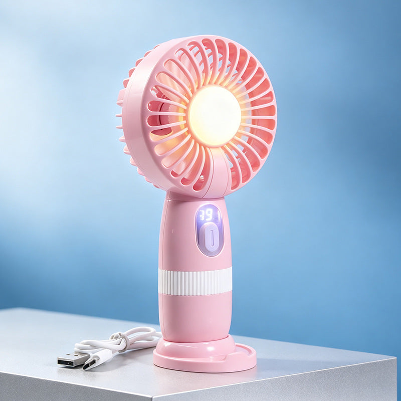 Women's Portable Mini Fan - Playful Bear Design, USB Rechargeable, view 19