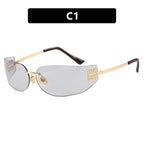 Women's Futuristic Designer Sunglasses - Unusual Frame, UV Protection, view 7