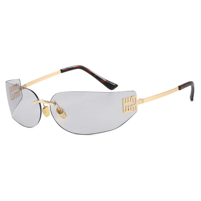 Women's Futuristic Designer Sunglasses - Unusual Frame, UV Protection, view 4