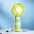 Women's Portable Mini Fan - Playful Bear Design, USB Rechargeable, view 21