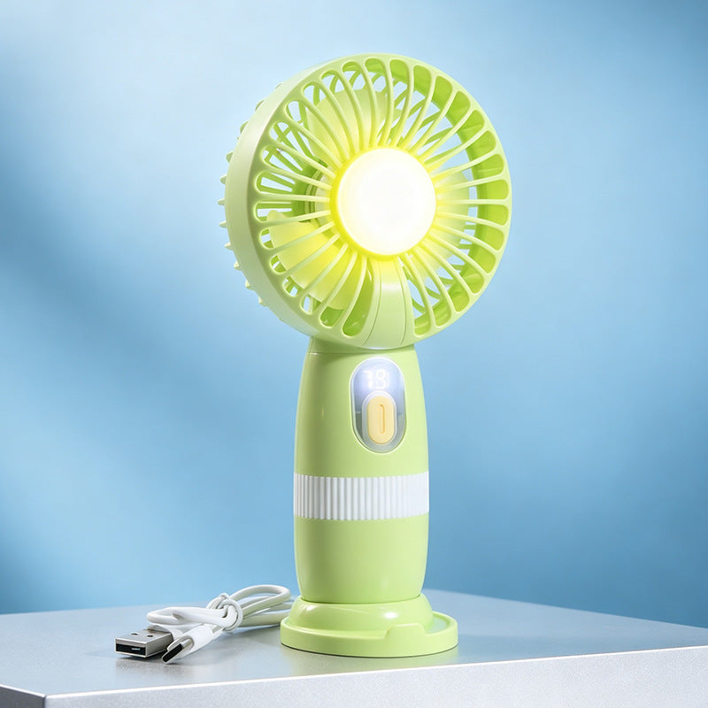 Women's Portable Mini Fan - Playful Bear Design, USB Rechargeable, view 21