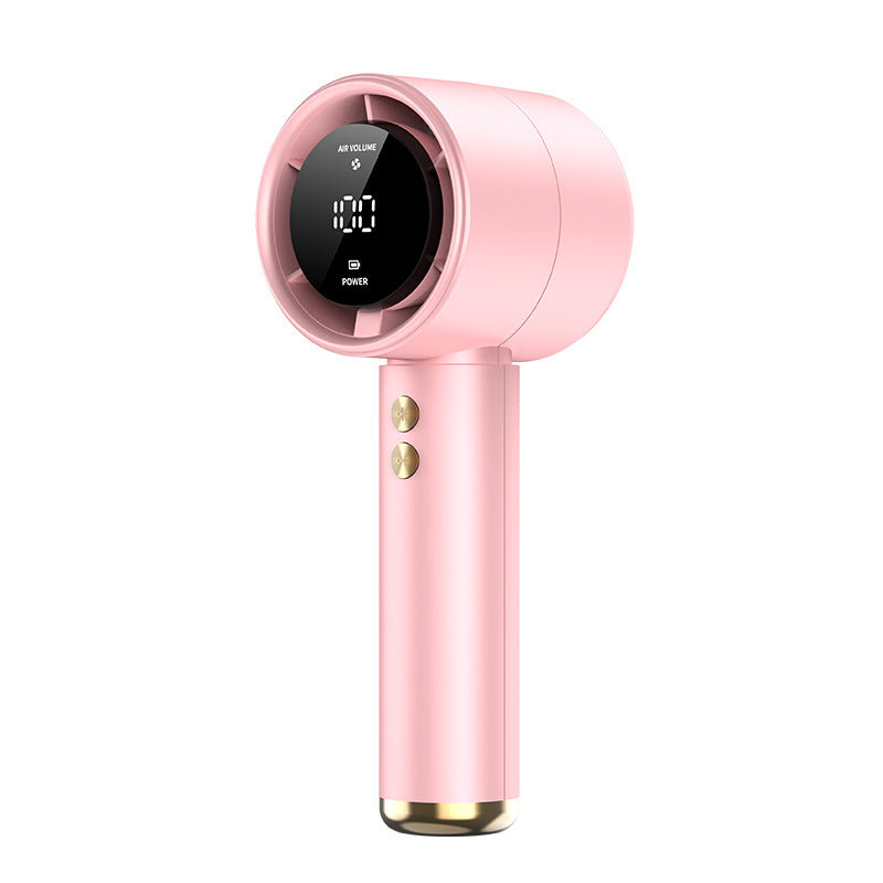 Cordless Compact Travel Hair Dryer for Unisex Use - Digital LED Display