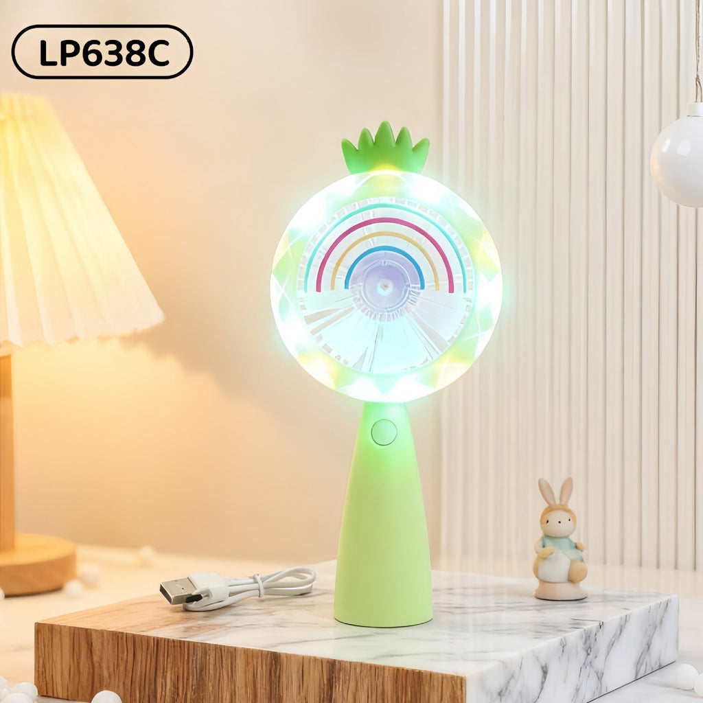 Women's Portable Mini Fan - Playful Bear Design, USB Rechargeable, view 18