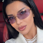 Women's Futuristic Designer Sunglasses - Unusual Frame, UV Protection, view 3