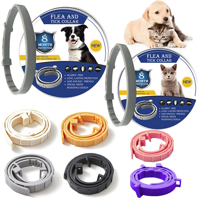 Natural Tick and Flea Collar for Pets - 8+ Months Protection, Water-Resistant, view 3