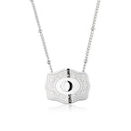 Dainty Belt Buckle Letter Initial Necklace for Women - Cowgirl Western Style, view 18