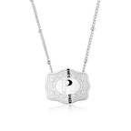 Dainty Belt Buckle Letter Initial Necklace for Women - Cowgirl Western Style, view 19