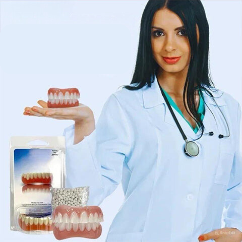 Biocompatible Removable Denture-Style False Teeth Set - 9 cm Size, view 3
