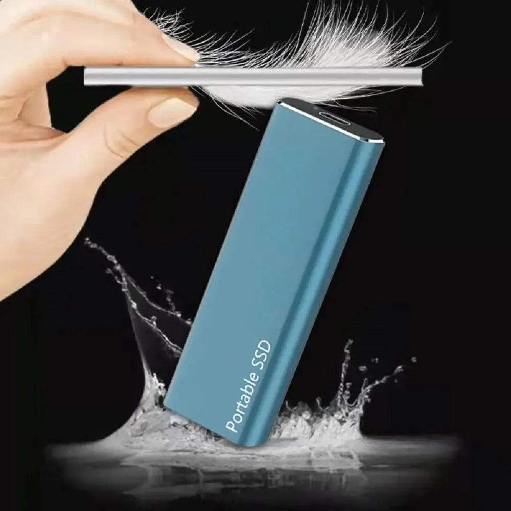 Portable External SSD High Speed Storage Drive - Aluminum Alloy, Compact