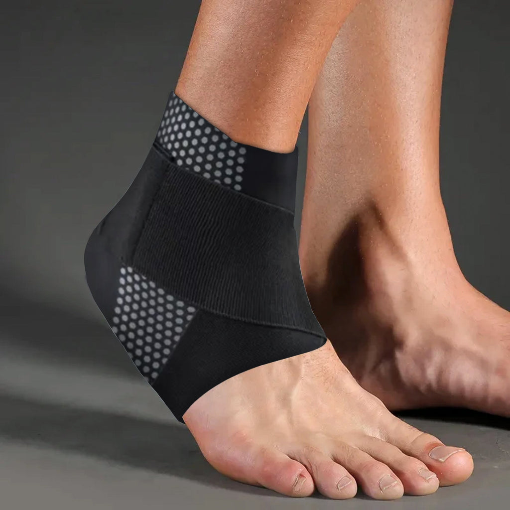 Ankle Support Wrap for Footballers - Protective, Comfort Fit, view 9