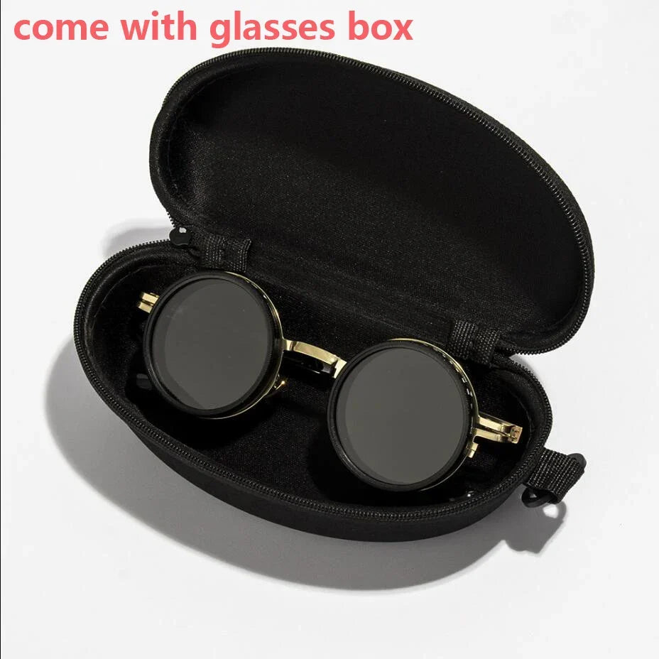 Polarized Circular Sunglasses for Travel and Sports - UV400, Adjustable Dimming, view 17