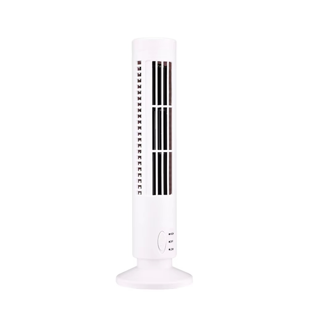 Compact Bladeless LED Air Cooler - Adjustable Speeds, 12 Inch