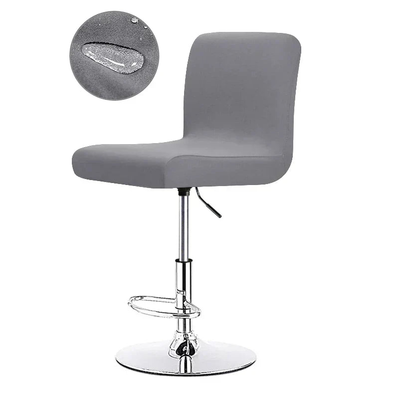 Barstool Stretch Cover - Polyester Cotton Blend, Flexible Fit, view 8