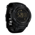 Waterproof Military Pedometer Digital Watch - Resin Case, Rubber Band, view 3