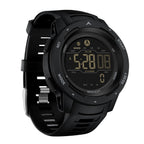 Waterproof Military Pedometer Digital Watch - Resin Case, Rubber Band, view 3