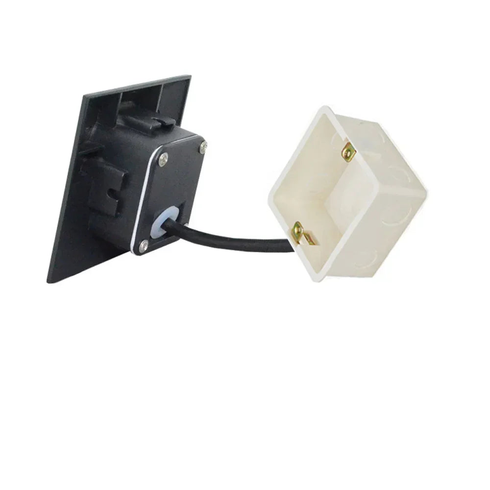 Waterproof IP65 LED Recessed Wall Lamp for Outdoor Stairs, Balcony, 3W, Aluminium, view 3