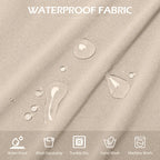 Barstool Stretch Cover - Polyester Cotton Blend, Flexible Fit, view 14