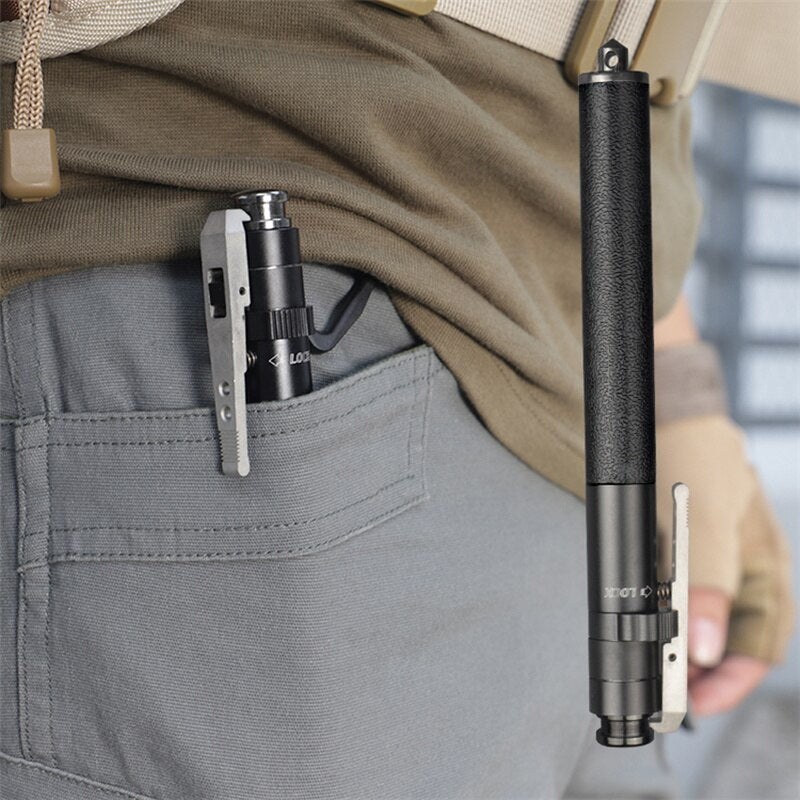 Extendable Self-Defense Stick for Street Safety - Lightweight, Ergonomic Grip, view 4