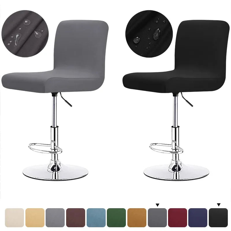 Barstool Stretch Cover - Polyester Cotton Blend, Flexible Fit, view 12