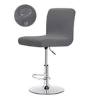 Barstool Stretch Cover - Polyester Cotton Blend, Flexible Fit, view 3