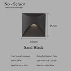 Waterproof IP65 LED Recessed Wall Lamp for Outdoor Stairs, Balcony, 3W, Aluminium, view 9