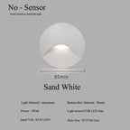 Waterproof IP65 LED Recessed Wall Lamp for Outdoor Stairs, Balcony, 3W, Aluminium