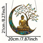 Acrylic Buddha Sun Catcher for Windows and Home - Multicoloured, view 5