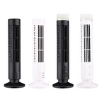 Compact Bladeless LED Air Cooler - Adjustable Speeds, 12 Inch, view 3