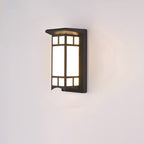 Modern Industrial Outdoor Wall Sconce Lamp - Aluminium Acrylic, LED, view 12