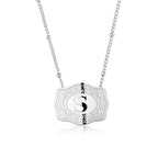Dainty Belt Buckle Letter Initial Necklace for Women - Cowgirl Western Style, view 22