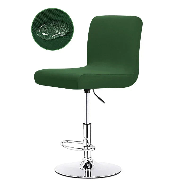 Barstool Stretch Cover - Polyester Cotton Blend, Flexible Fit, view 5