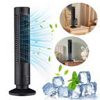 Compact Bladeless LED Air Cooler - Adjustable Speeds, 12 Inch, view 2