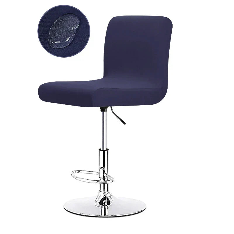 Barstool Stretch Cover - Polyester Cotton Blend, Flexible Fit, view 7